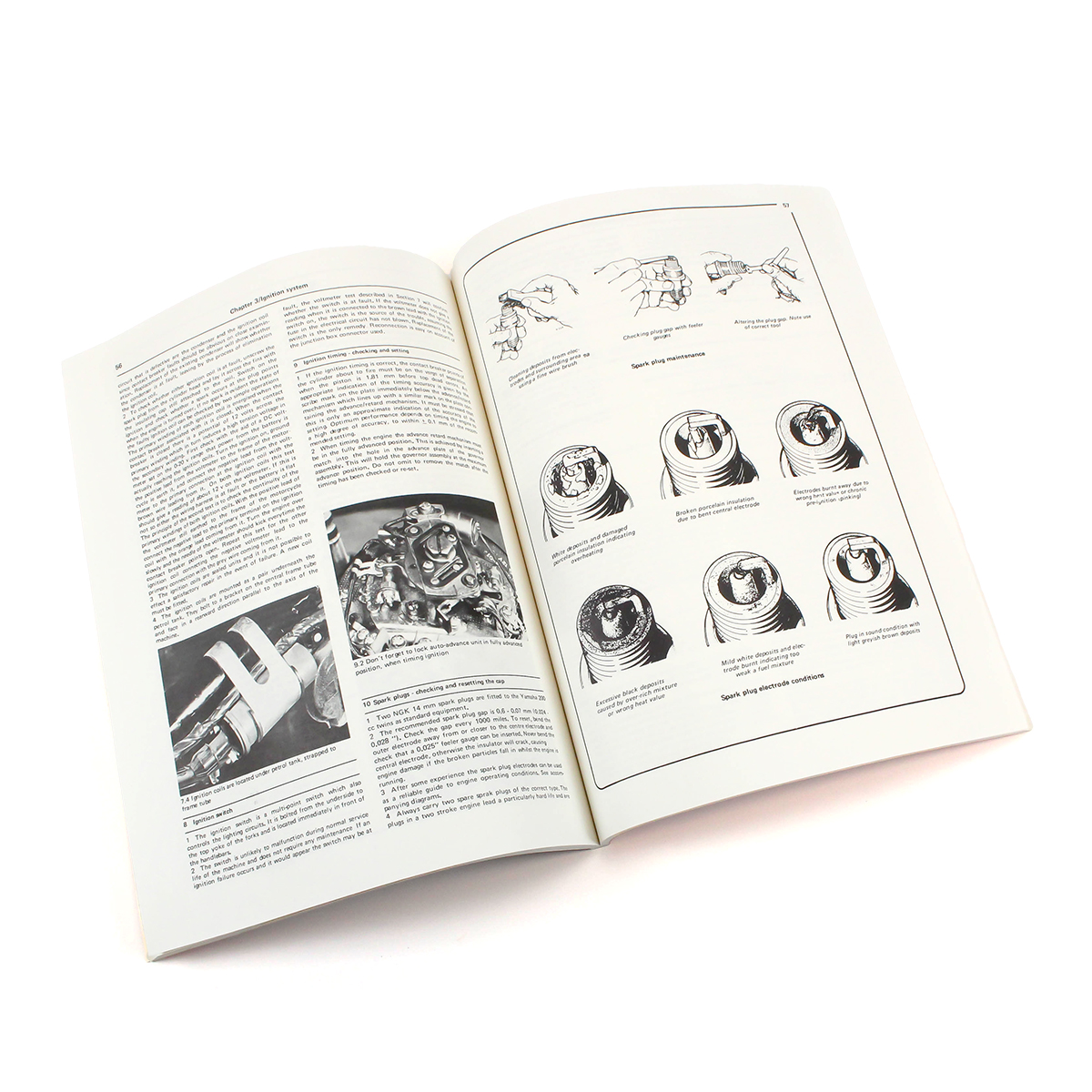 Vorläufiges Los, Werkstatthandbuch Yamaha 200 twins - 2