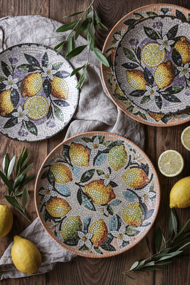 Fat "Lemon mosaic" litet - Majas Cottage - 3