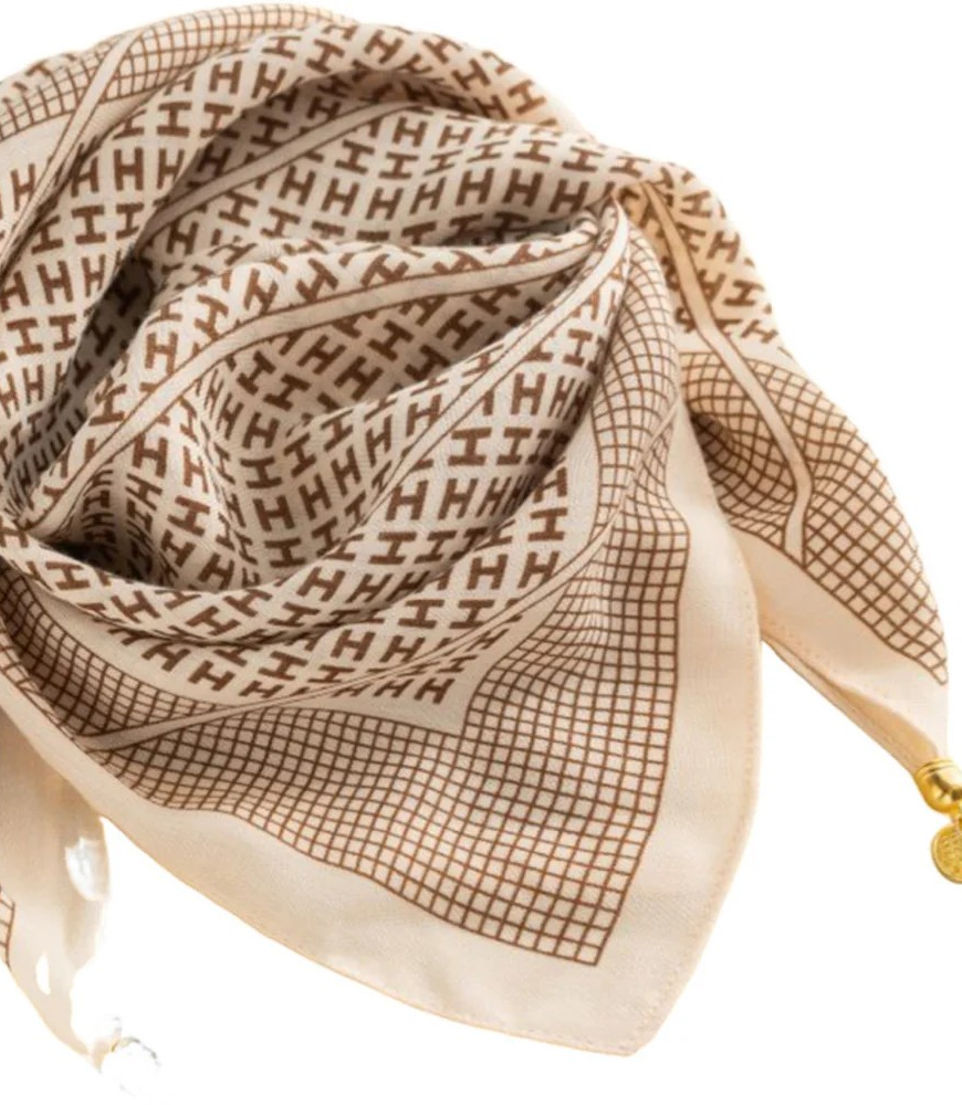 Franny Jewelry Scarf - Hihi Latte - Tim & Simonsen