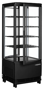 Refrigerated display case, double door, 98 liters