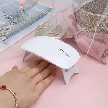 Mini UV LED nagellampa för gellack 6W
