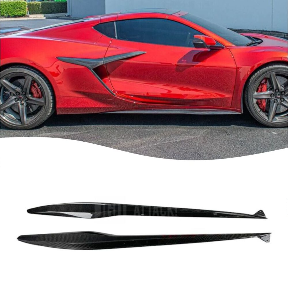 Side Skirts – Carbon (CHEVROLET CORVETTE C8 2023-2026 Z06) - 18