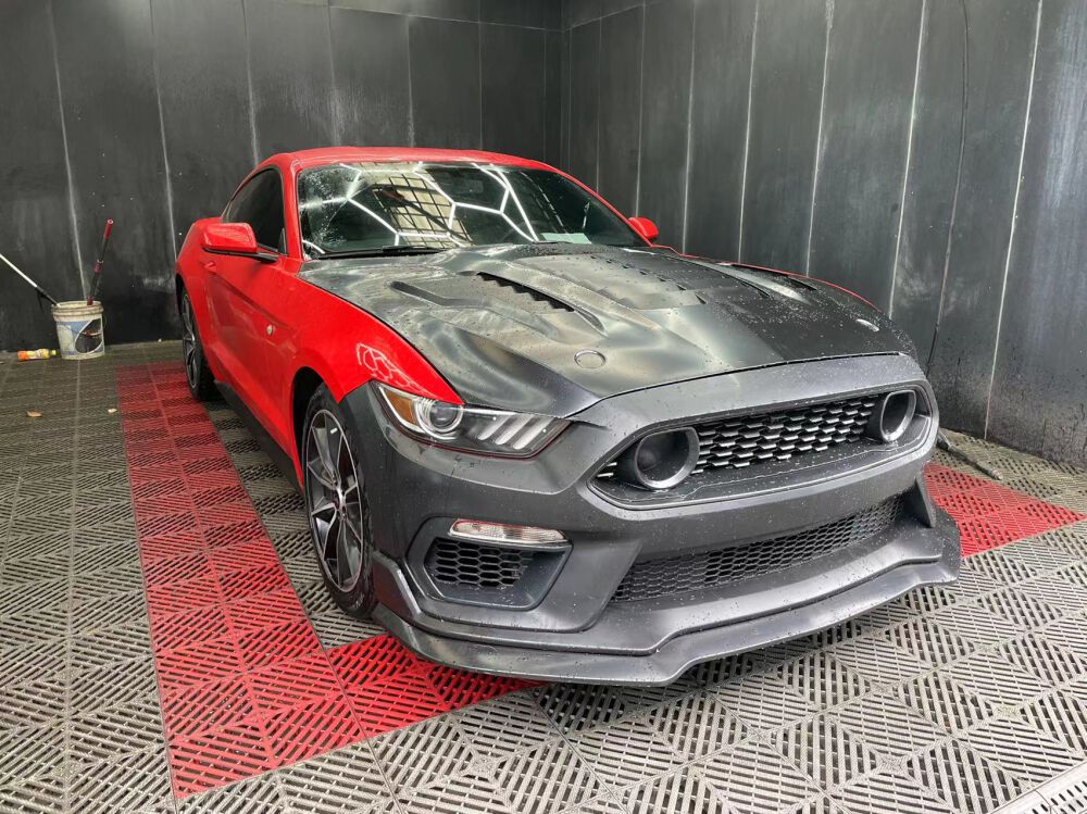 Aluminiumhuv – 1:1 GT500KR Style - 8