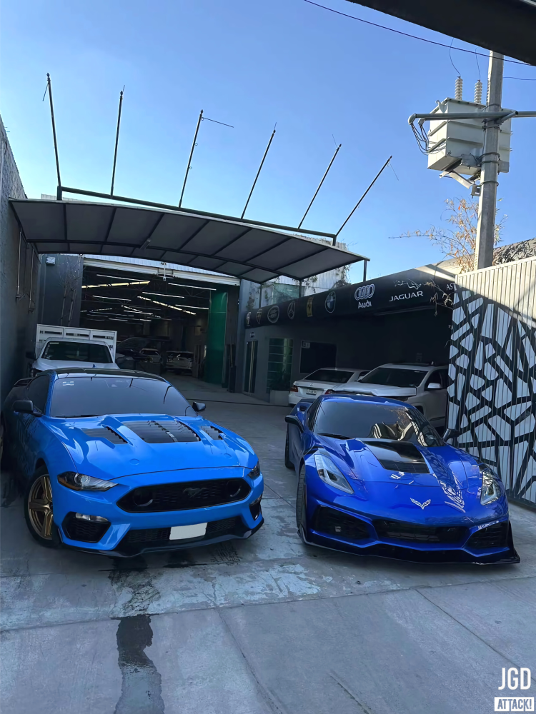 Aluminiumhuv – 1:1 GT500KR Style - 4