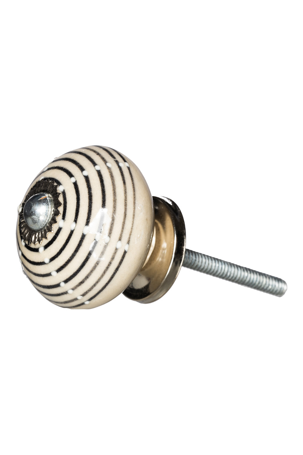 Knopp - CREAM Black stripe