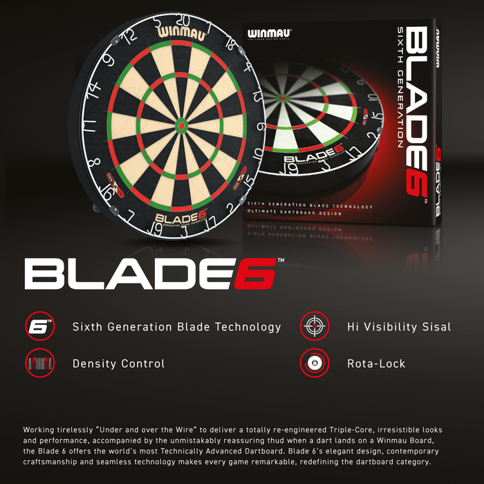 Winmau Blade 6  Professional Dartboard - 5