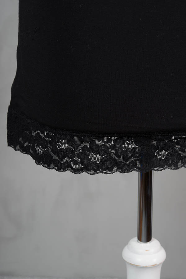 Cream - Camille Long Top Black - 2