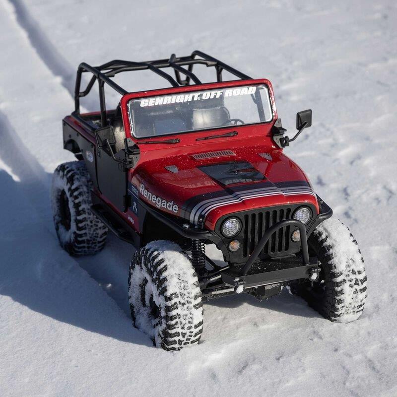 AXIAL 1/10 Axial SCX10 III Jeep CJ-7 Red - 8