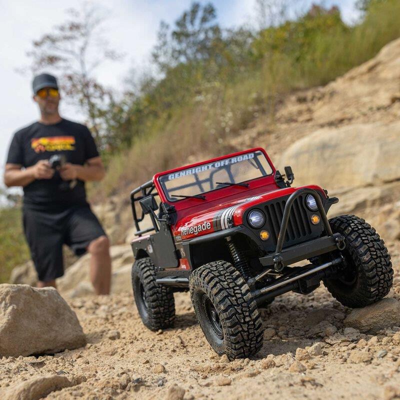 AXIAL 1/10 Axial SCX10 III Jeep CJ-7 Red - 9