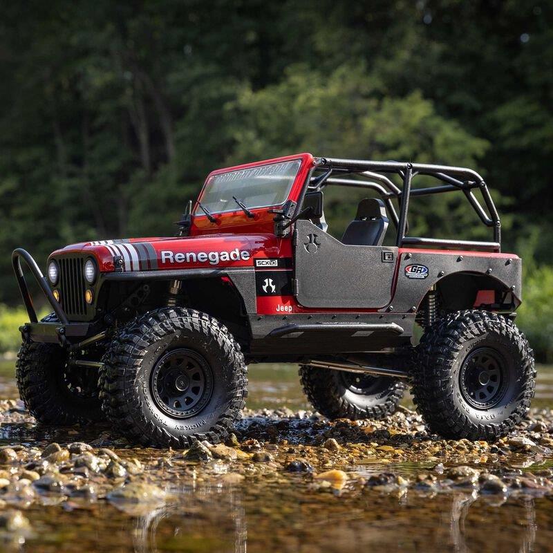 AXIAL 1/10 Axial SCX10 III Jeep CJ-7 Red - 7
