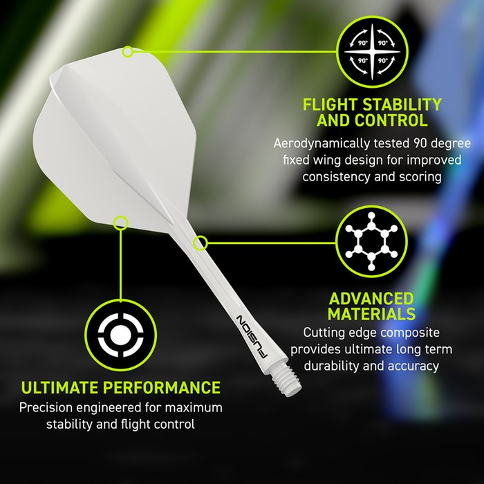Winmau Fusion  #6 Integrated Flight & Shaft - 4