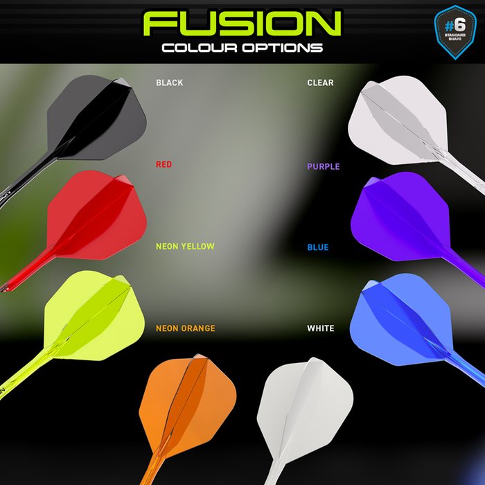 Winmau Fusion  #6 Integrated Flight & Shaft - 6