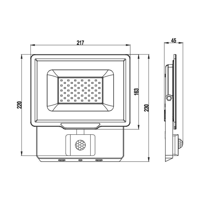 VELAMP Strålkastare 4250LM IR-Sensor - Utan Förpackning - 6