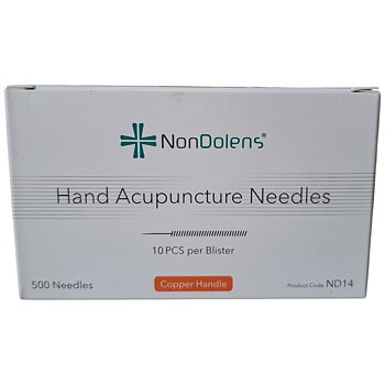 Kosmetisk  hand- och fotakupunkturnål 0,18x7 mm 500 st/ask