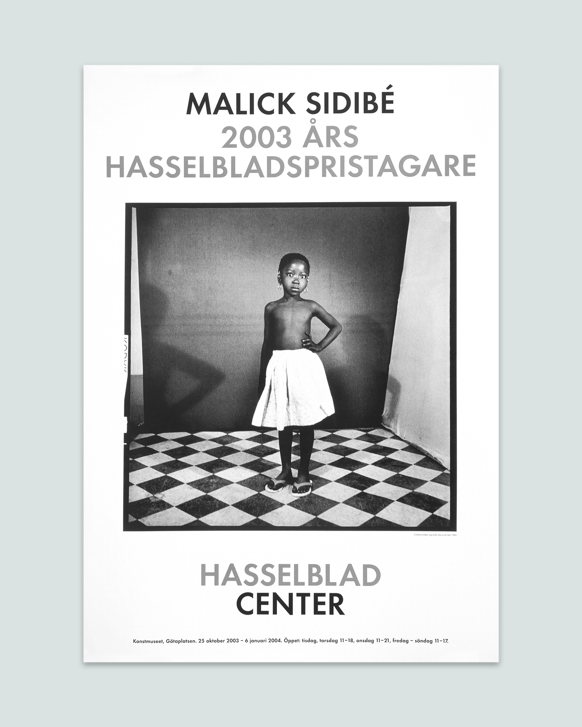 Utställningsaffisch, Malik Sidibé 