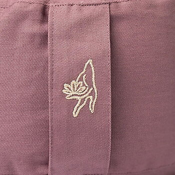 Meditationskudde rund ekologisk bomull (OCS) Vit