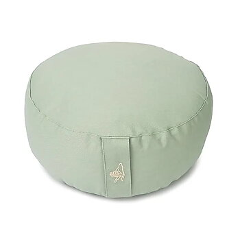 Meditationskudde rund ekologisk bomull (OCS) Grön