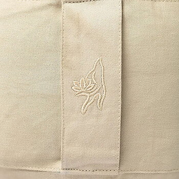 Meditationskudde rund ekologisk bomull (OCS) Beige