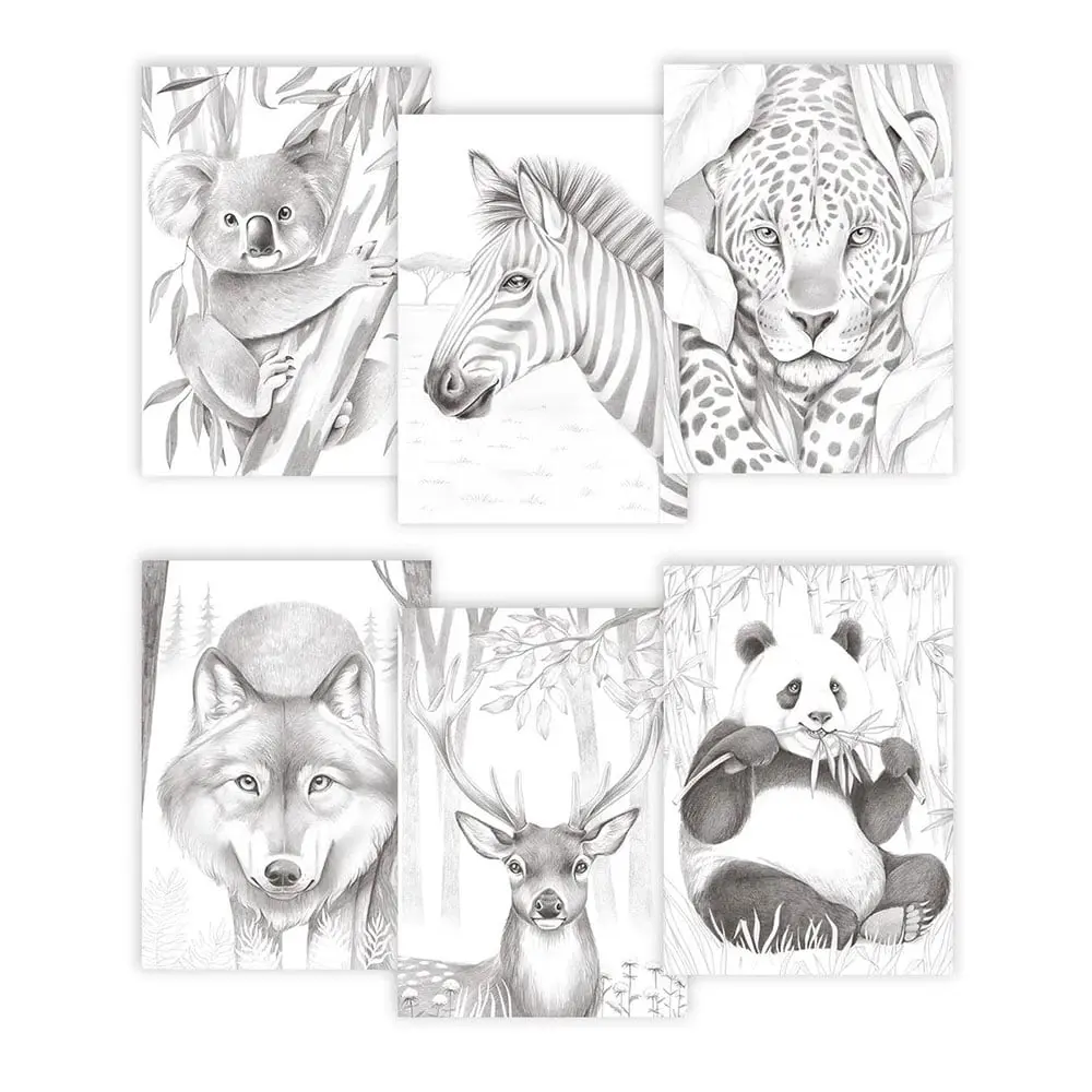 Clairefontaine Odelia Färgläggningsbok A4 – Animals - 3