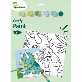 Graffy Paint, Dino 20x20 cm