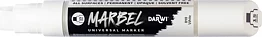 Marbel Universal Marker Rectangular Wide Tip 15mm White N°010