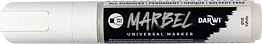 Marbel Universal Marker Rectangular Wide Tip 15mm White N°010