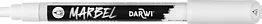 Marbel Universal Marker Extra Fine Pointed Tip 0,7mm White N°010