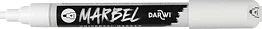 Marbel Universal Marker Medium Round Tip 4mm White N°010