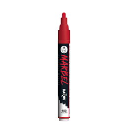Marbel Set Of 6 Universal Markers Medium Round Tip 4mm Primary