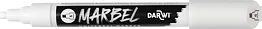 Marbel Universal Marker Chisel Medium Tip 6mm White N°010