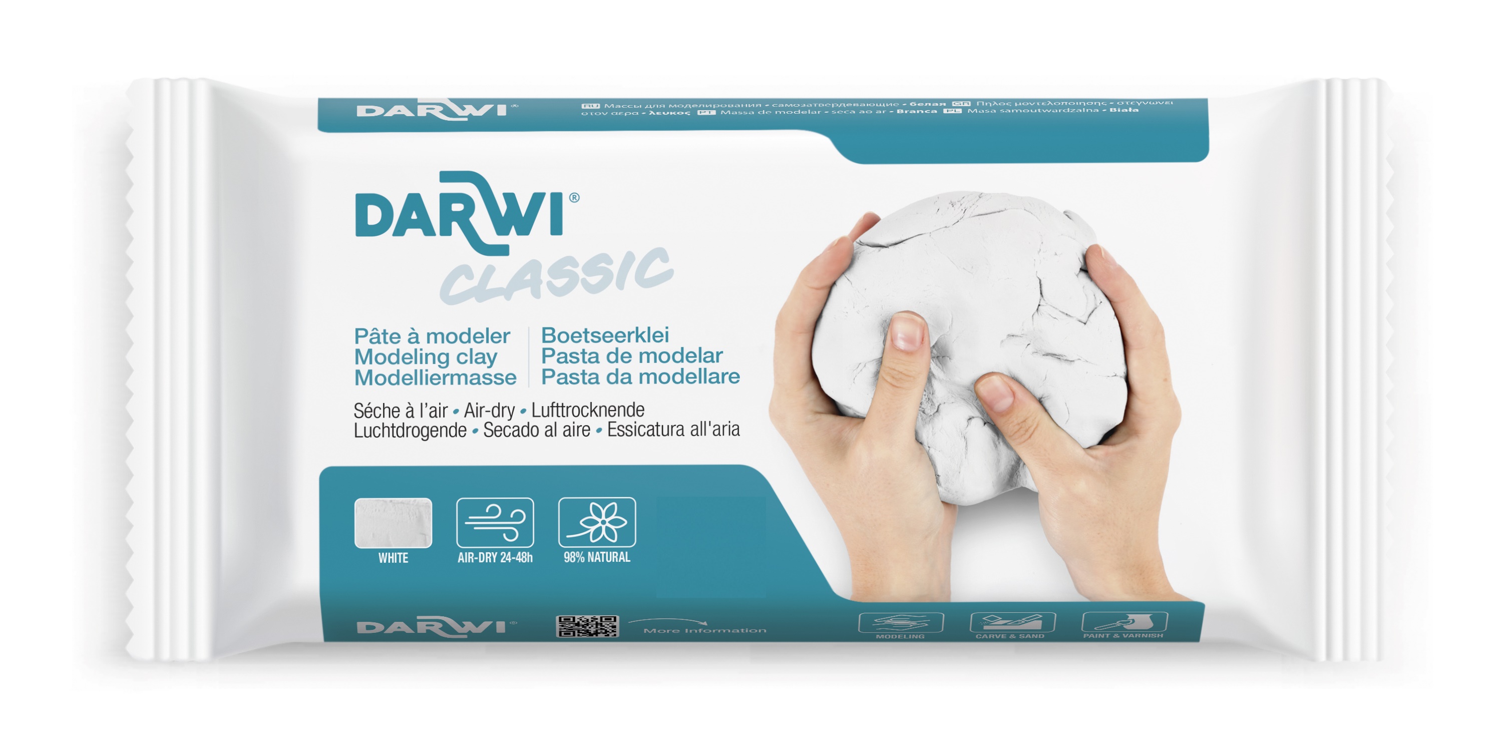 DARWI Självhärdande Lera Classic 250 g