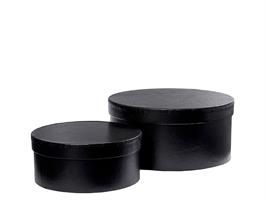 Svart hattask plastad -liten