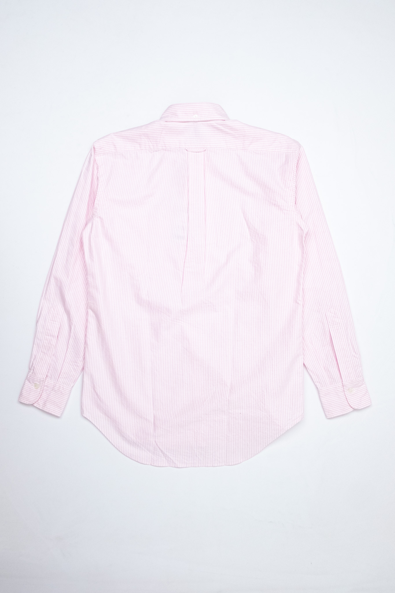 Kamakura - Vintage Ivy Fit Button Down Oxford Shirt Pink University Stripe - 5