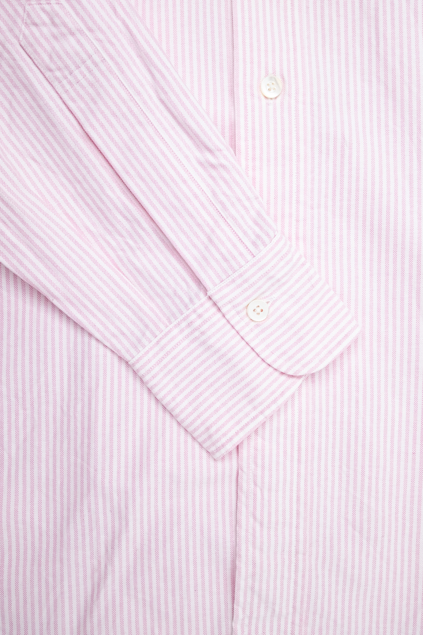 Kamakura - Vintage Ivy Fit Button Down Oxford Shirt Pink University Stripe - 7