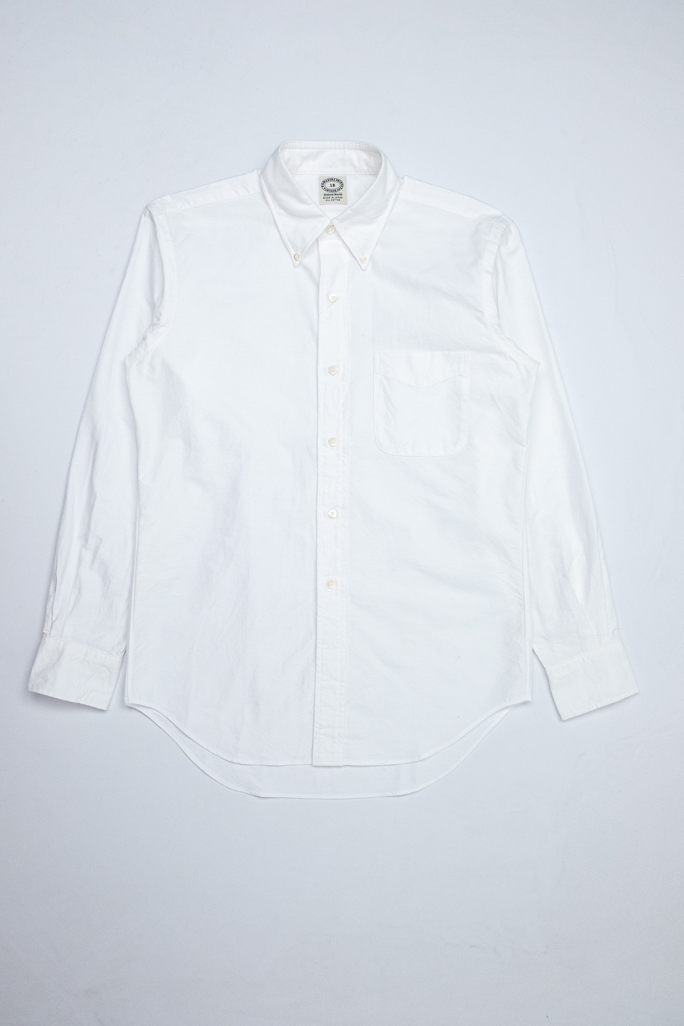 Kamakura - Vintage Ivy Fit Button Down Oxford Shirt White - 2