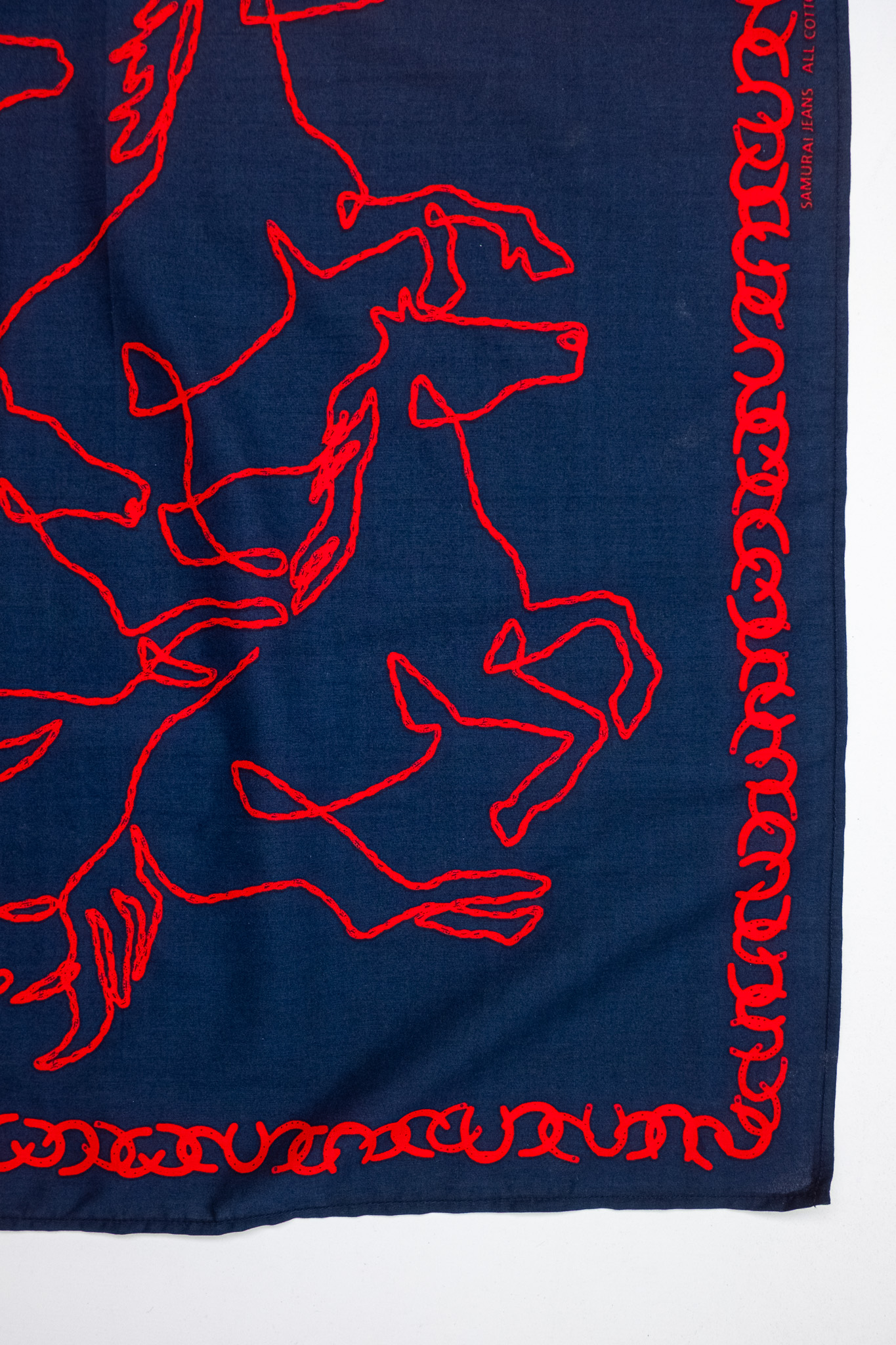 Samurai - Horses Bandana Navy - 4