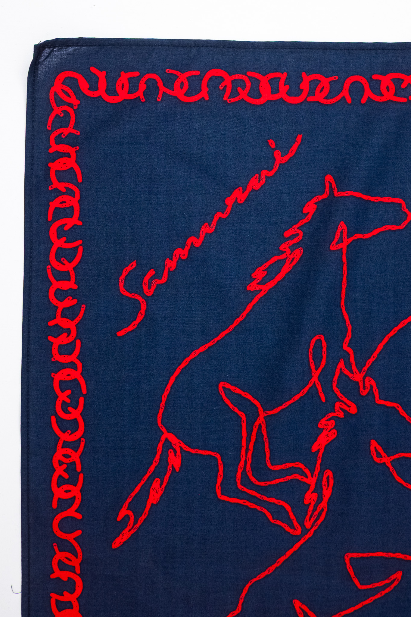 Samurai - Horses Bandana Navy - 3