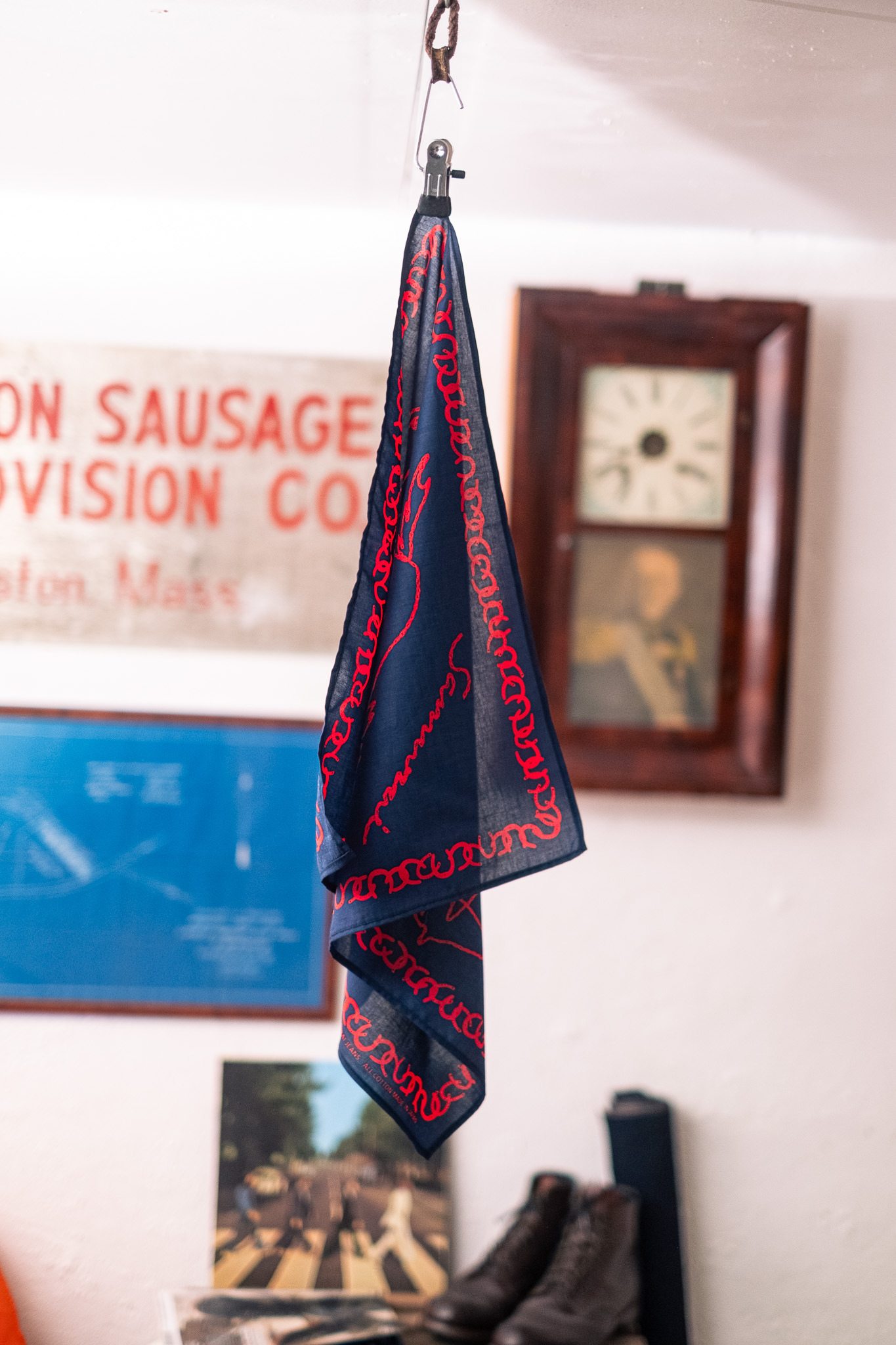 Samurai - Horses Bandana Navy - 2