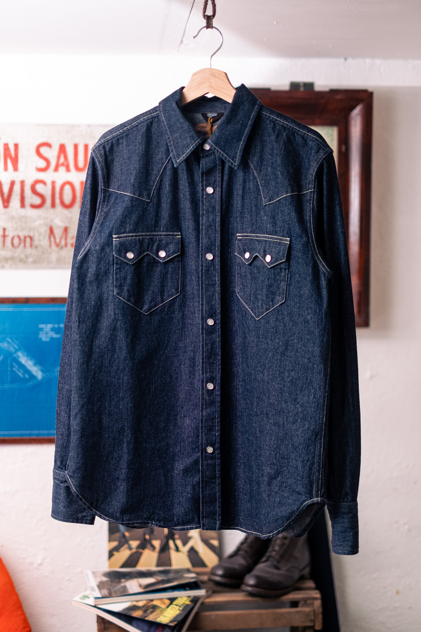 Indigofera - Bowman 50’s 2/1 RHT Denim Shirt 10oz
