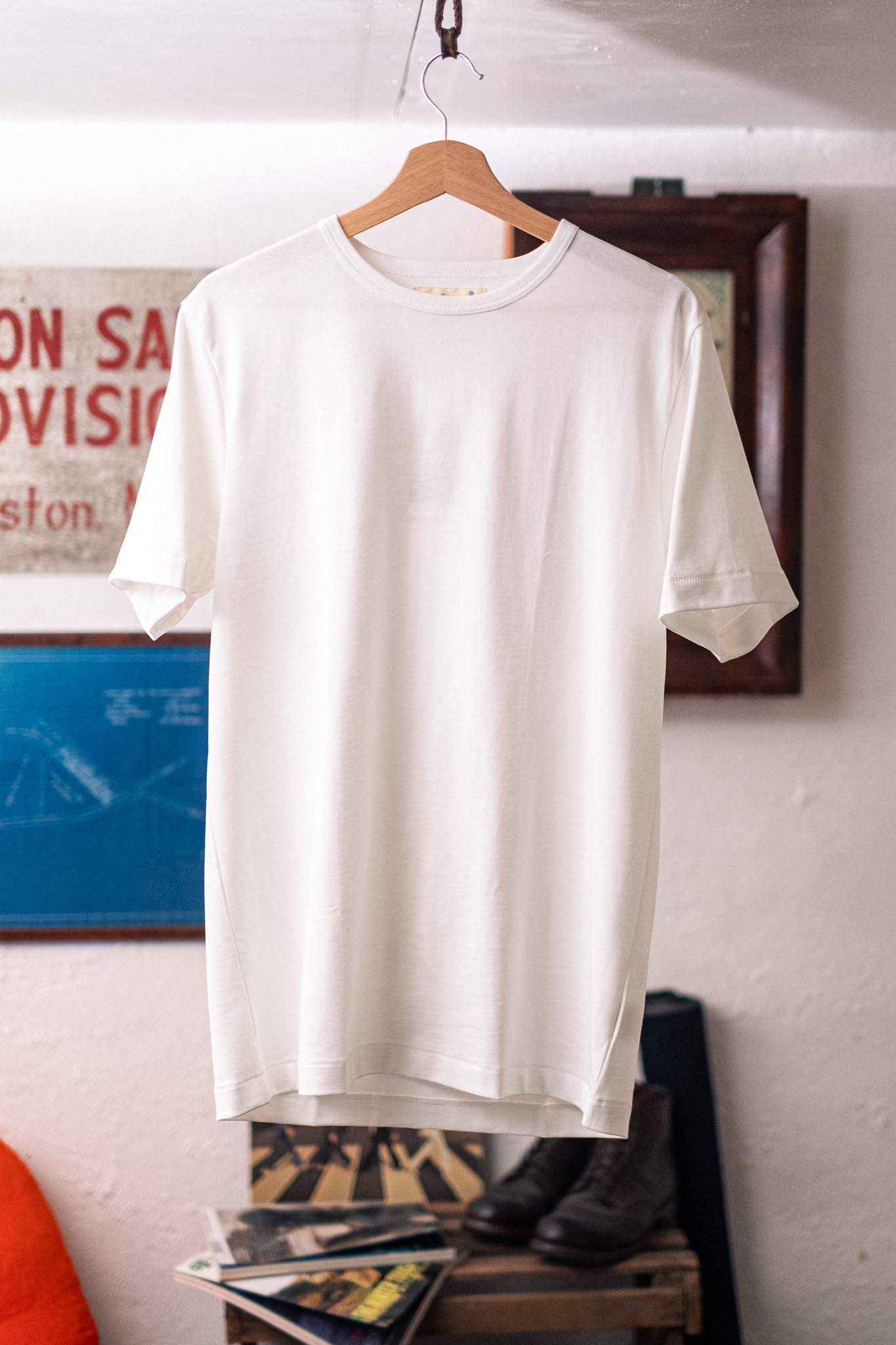 Merz B. Schwanen - 2M15 Sturdy Jersey T-Shirt White