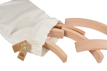 Abel Block Set i bomullspåse – 15 delar 