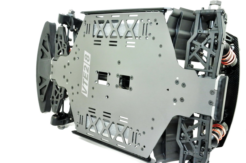 Hobao Hyper VTE2 8 On-Road Extreme Speed 1/8 Roller (without Body & Tires) - 2