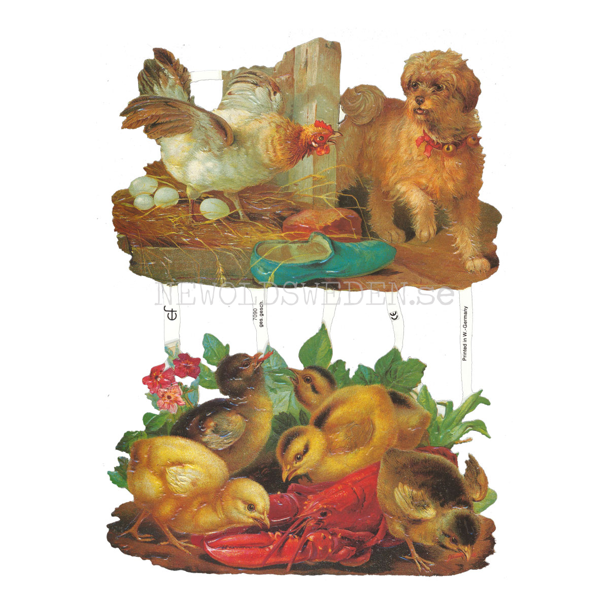 Påsk 16 x 23.5 cm - Bokmärke © Ernst Freihoff 7090 - 3