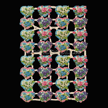 Påsk 16 x 23.5 cm - Bokmärke © Ernst Freihoff 7132 Glitter