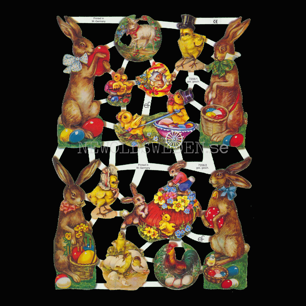 Påsk 16 x 23.5 cm - Bokmärke © Ernst Freihoff 7206/2