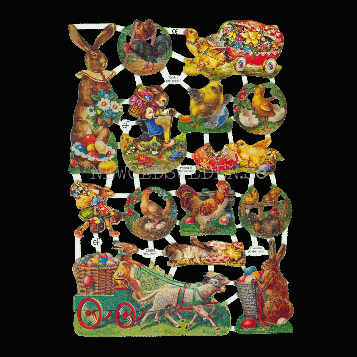 Påsk 16 x 23.5 cm - Bokmärke © Ernst Freihoff 7205