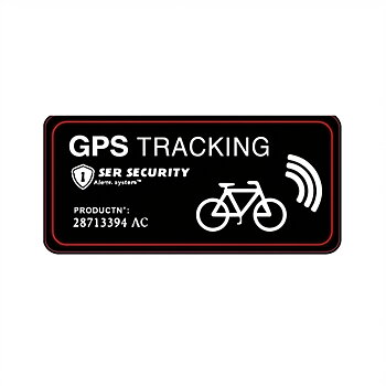 Cykeldekal: GPS TRACKING 