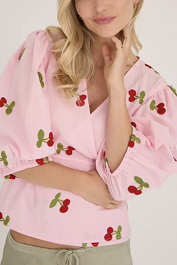 A-View - Rebekka Fruit Shirt Purple/Red