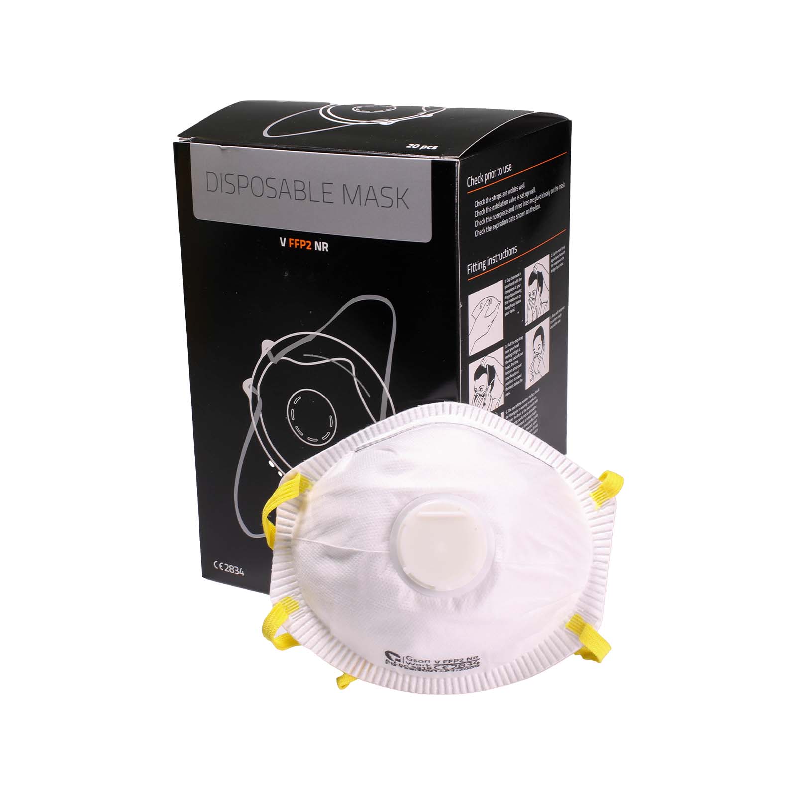 ANDNINGSSKYDD FFP2 20ST - 2