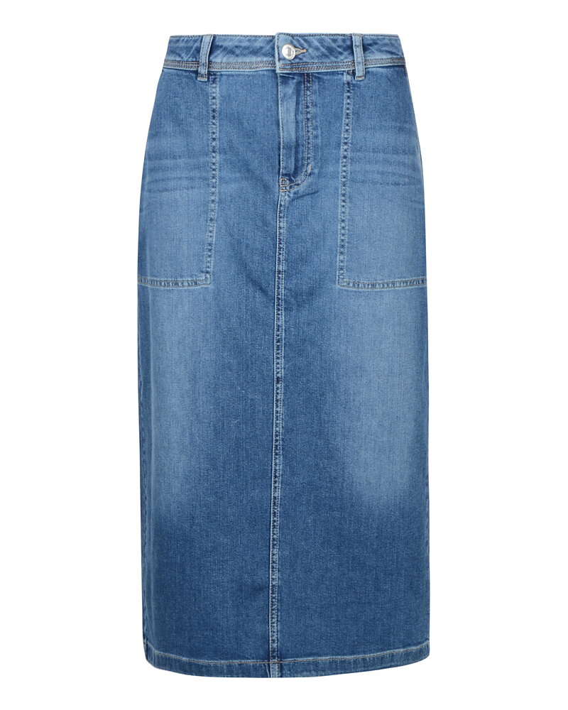 Jeanskjol spring paradise mellanblå denim